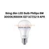 Bóng đèn LED Bulb Philips 8W 3000K/6500K E27 1CT/12 9 APR