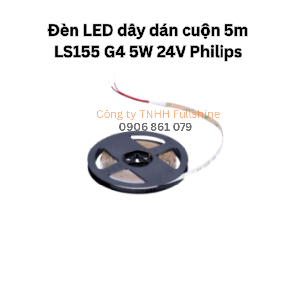 Đèn LED dây dán cuộn 5m LS155 G4 5W 24V Philips