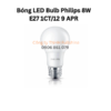 Bóng đèn LED Bulb Philips 8W E27 1CT/12 9 APR